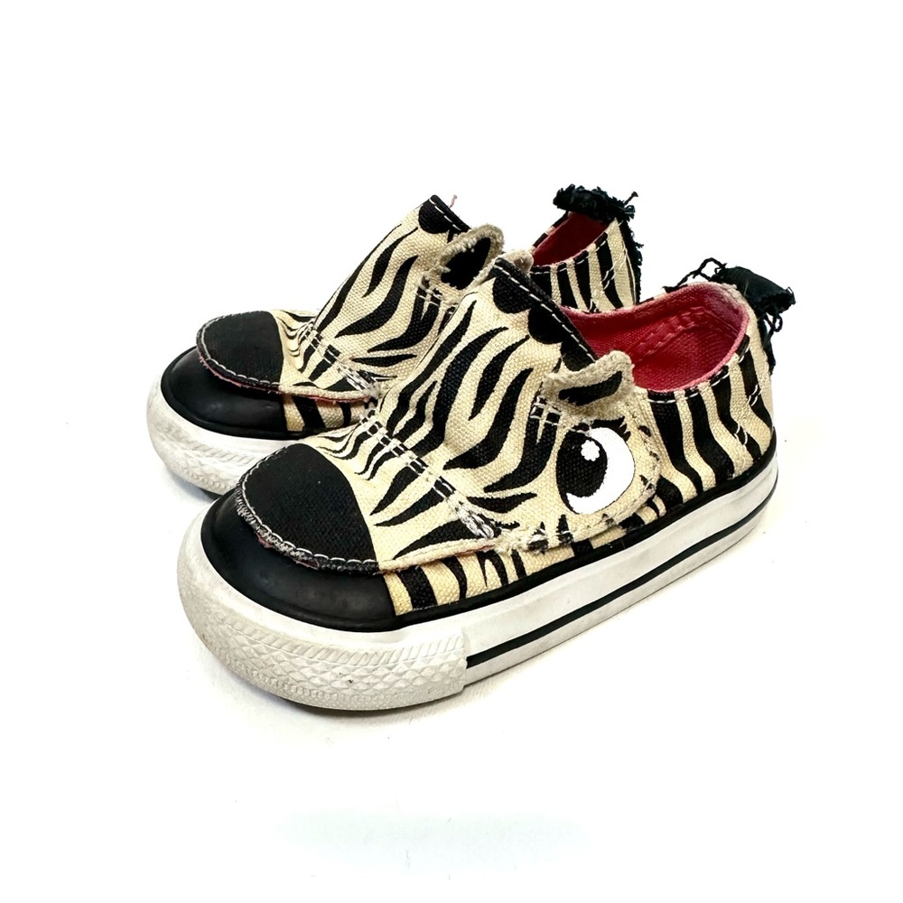 Converse All-Star Baby Zebra Sneakers Infant Size 5